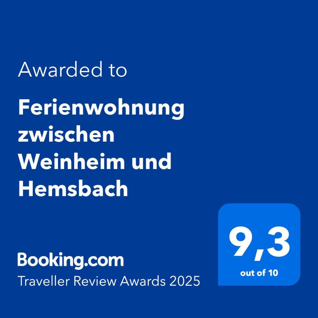 Ferienwohnung Zwischen Weinheim Und Hemsbach Exterior foto